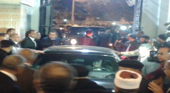 Pope Tawadros arrived to Qena Bishopric
