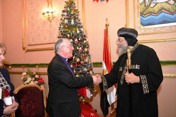 Pope Tawadros receives head of Evangelical Church in Scotland