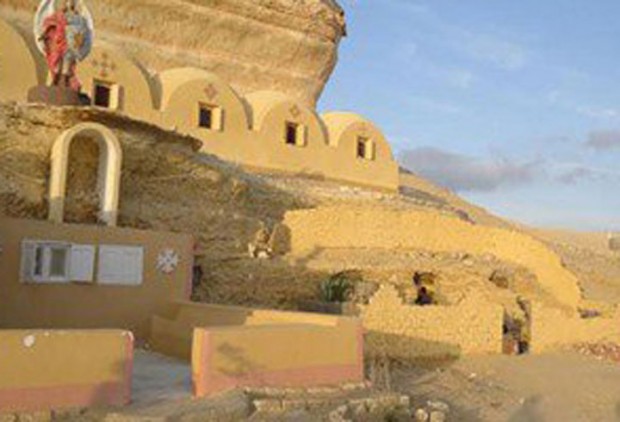 Coptic monk arrested for blocking road construction through monastery