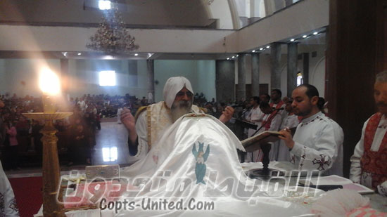 Copts in Beni Suef pray for peace in Egypt