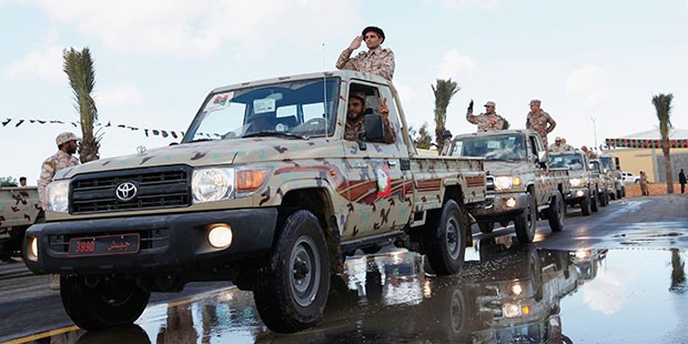 Libyan security forces pushing Islamic State back from vicinity of oil terminals