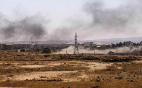 US-backed fighters, mostly Kurds, advance against IS in north Syria