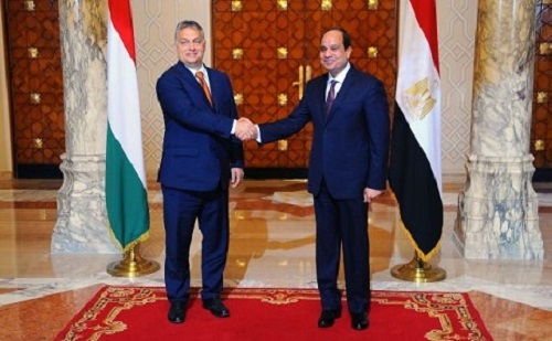 Sisi says Egypt, Hungary to bolster trade, counter-terrorism efforts