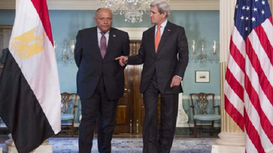 Egypt FM Shoukry meets Kerry during US anti-IS coalition conference