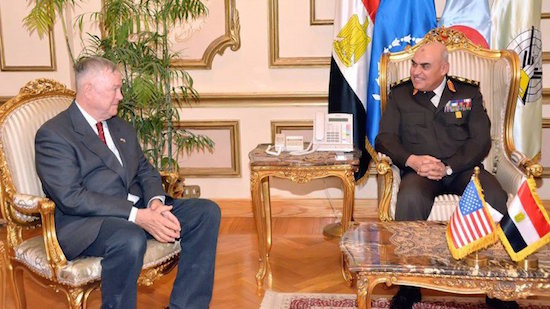US Congress delegation visiting Egypt meets President Al-Sisi and Defense Minister