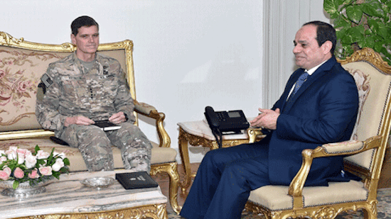Egypt has spared no effort in fighting terrorism, extremism, Sisi tells top US general