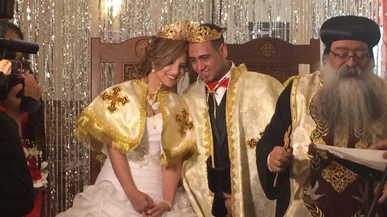 Abba Takla attends wedding ceremony of Copts in Tennessee