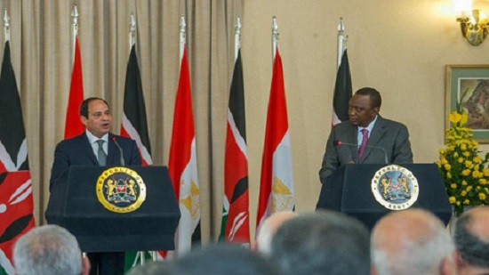 Egypt's Sisi hold talks with Kenyan counterpart in Cairo