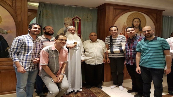 Bishop of Tanta meets with the victims of the bombing of St. George Church