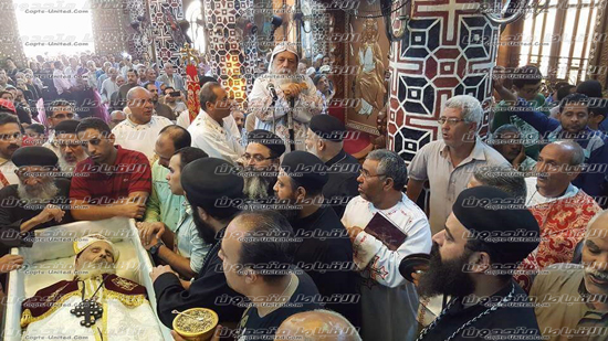Funeral of the eldest priest in Mallawy held
