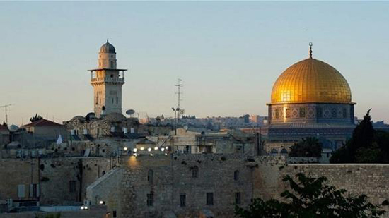 Christians of Jerusalem demonstrate against Israeli violation against Aqsa Mosque