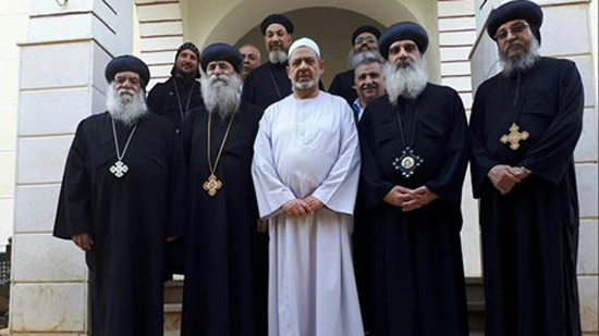 Delegation of the Coptic Church offers condolences to Sheikh of Al-Azhar
