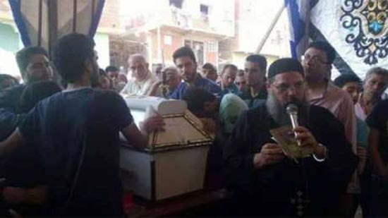Copts hold funeral in the streets as they have no church in their village