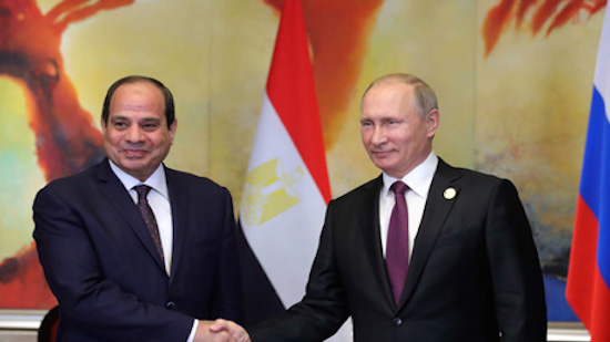 Sisi holds talks with Putin on sidelines of BRICS summit in China