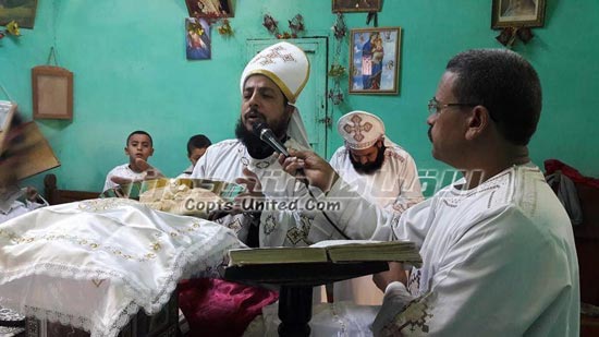 Copts in Forn Church celebrate the first Holy Mass in the new church