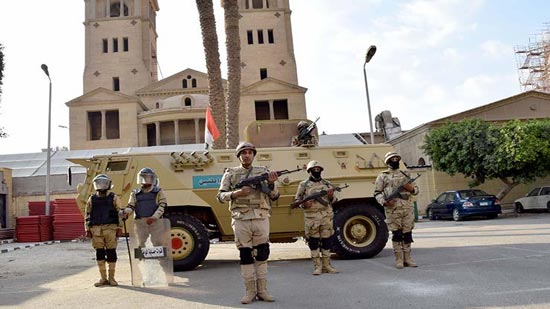 Police take extra security measures in Omrania after 2 Copts were murdered