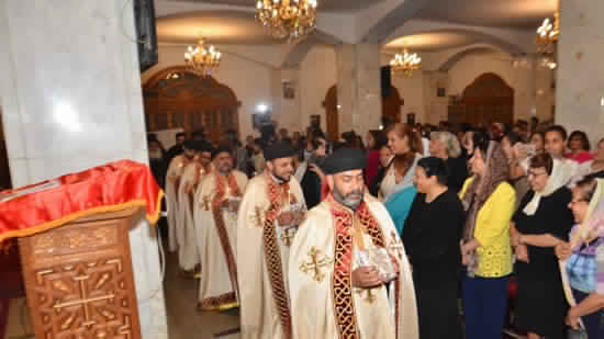 The Church of the Archangel Michael in Luxor celebrates its new priests