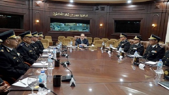 Egypts Minister of Interior reviews presidential elections security plan with top police officials
