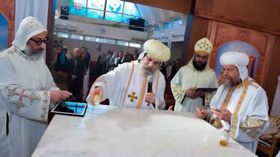 The Church of St. Anthony and Pope Kyrillos in Sweden inaugurated