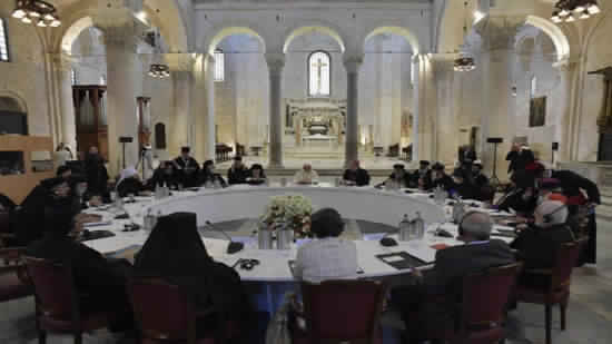 Pope Tawadros participates in the ecumenical prayers for the Middle East 