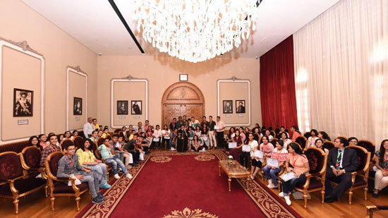 Pope Tawadros receives the winners of Sunday Schools Magazine Competition