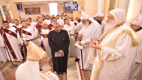 Bishop of Tanta ordains a new priest