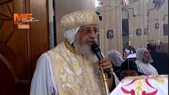 Pope Tawadros presides over the 40 days memorial service of Metropolitan Bishoy