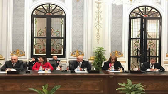 Delegation of the Egyptian-American dialogue visits the Parliament