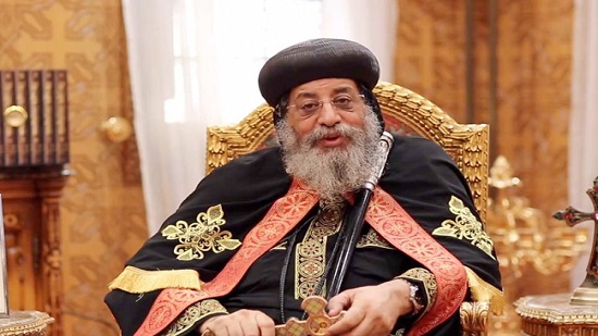 Pope Tawadros welcomes a delegation from the Church of Eritrea in Egypt