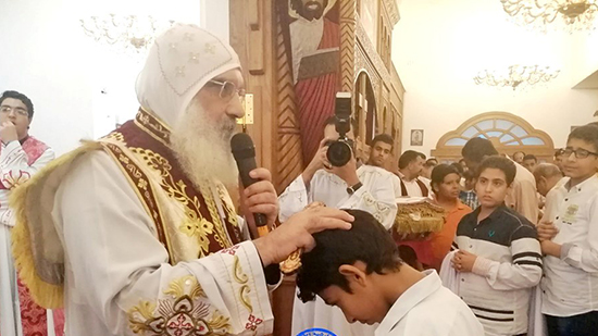 Bishop of Luxor ordains 57 deacons on the feast of Archangel Michael