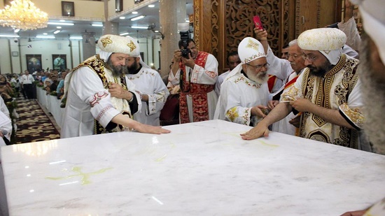 Bishop of Abnoub inaugurates a new church and ordains 2 new priests