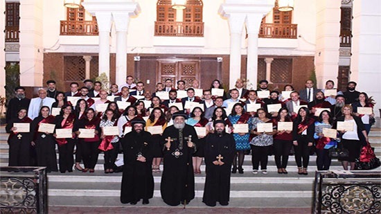 Pope Tawadros witnesses the graduation of the third batch of CIL 