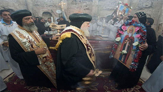 Copts of Sohag celebrate the feast of St. Shenouda