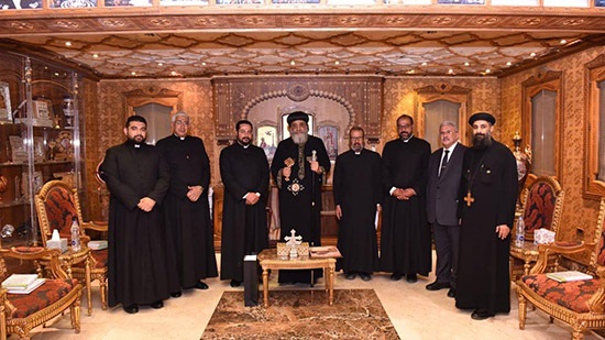 Pope Tawadros receives Candidate for Egypts Catholic Patriarchal deputy