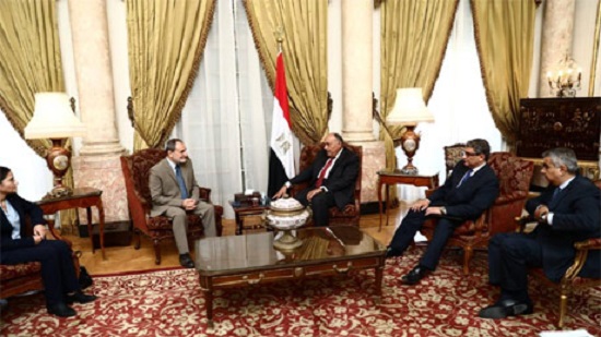 Egypt attaches great importance to Syrias territorial integrity, FM Shoukry tells Syrian delegation
