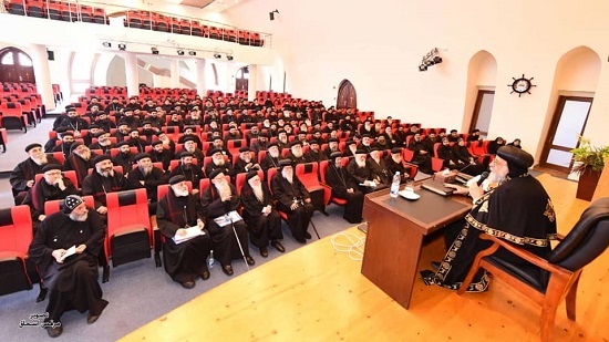 Pope Tawadros meets with the Priest Synod of Beheira 