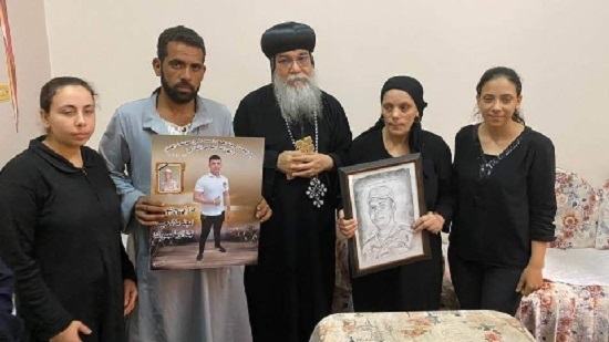 Bishop of Minya visits the family of a Coptic martyr to offer condolences 