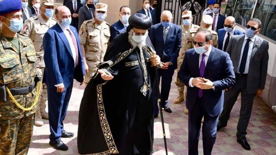 President El-Sisi opens a new church in Bashayer El-kheir, Alexandria

