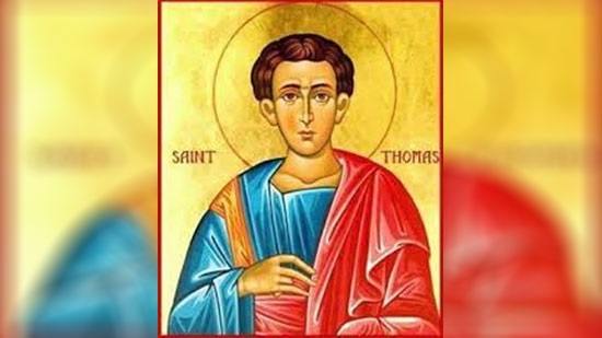 Coptic Church celebrates the memorial of St. Thomas the Apostle 