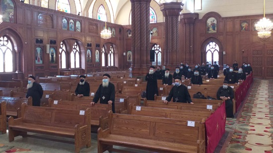 Bishop of Fayoum promotes two priests and inaugurates sacred vessels
