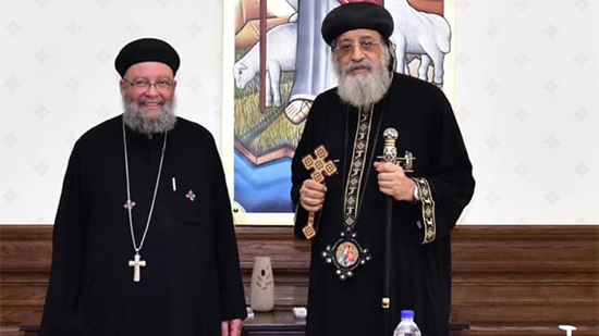 Pope receives priest of the Coptic Church in New Jersey
