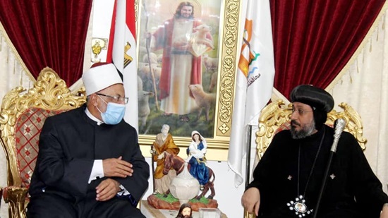 Bishop Arsanios receives the delegation of Al-Azhar University
