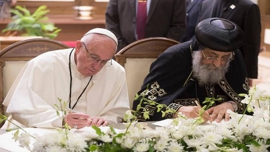 Pope Tawadros denies rumors about agreement on the unity of the baptism with the Vatican

