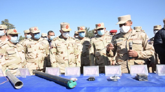 In Photos: Egypt’s Armed forces Chief of Staff inspects combat training camp in North Sinai