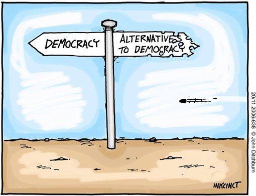 Democracy vs liberalism
