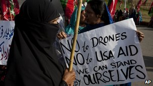 Pakistan condemns Bin Laden raid and US drone attacks
