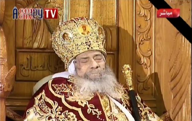 Memorial ceremonies for Pope Shenouda in Egypt and Paris