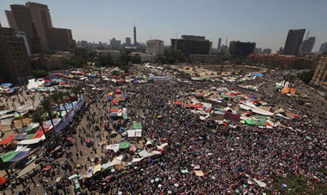 Politicians, activists mark 60 years since Egypt's 1952 Revolution in Tahrir Monday