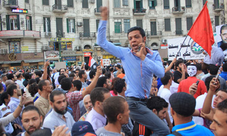 Thousands demonstrate for implementation of revolution's goals, slamming Muslim Brotherhood