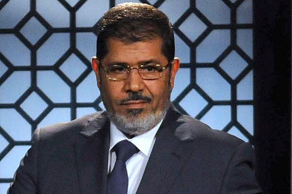 Egypt president stresses Syria resolve